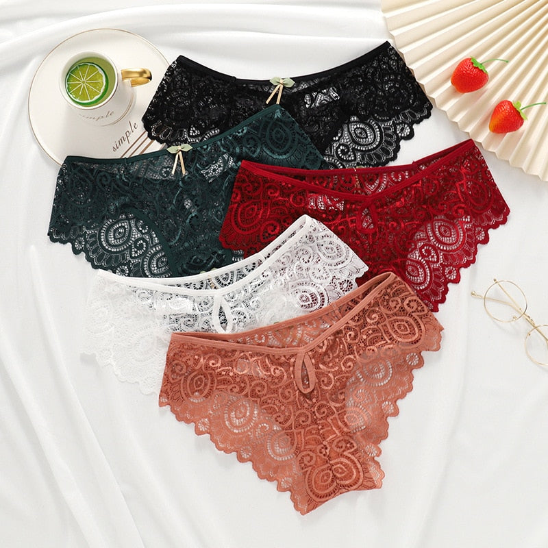 Lace Panties Low-Rise Temptation Lingerie Female G String Transparent Underwear Hollow Out Briefs Intimates The Clothing Company Sydney
