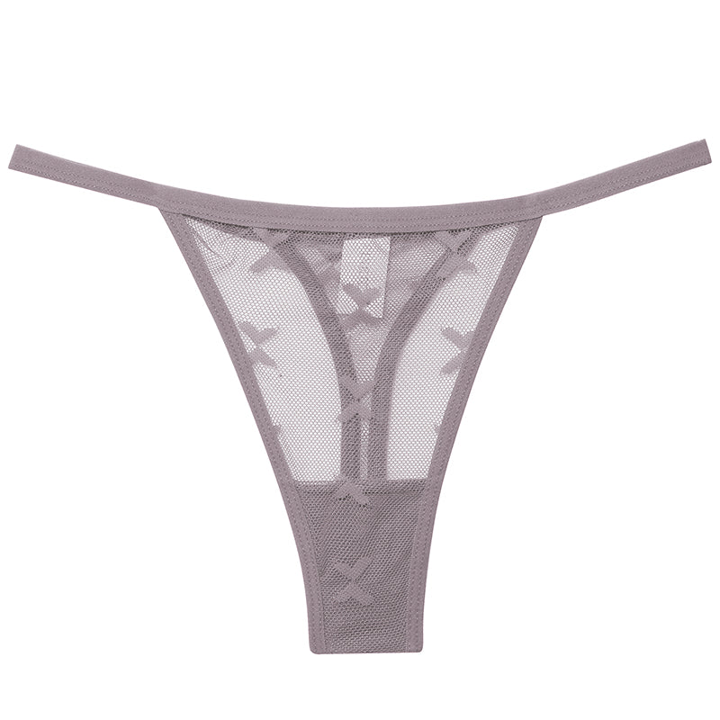 2 Pack Mesh G-String Panties Transparent Underwear Women Seamless Thong Underpants Intimates Lingerie The Clothing Company Sydney