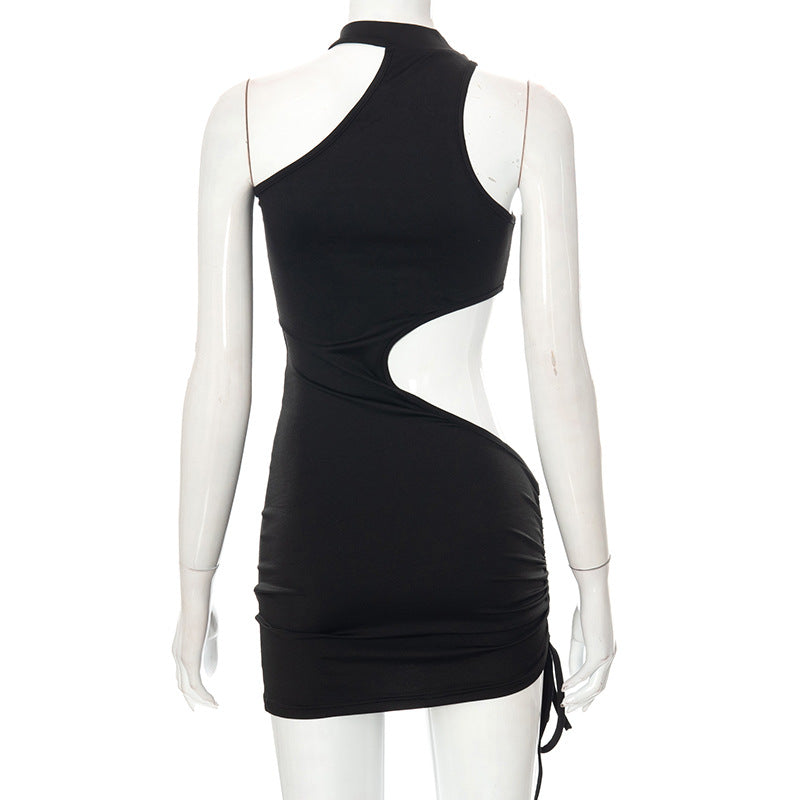 Irregular Cut Out Mini Bodycon Dress Summer Going Out Club Wear Outfits White Black Dresses The Clothing Company Sydney