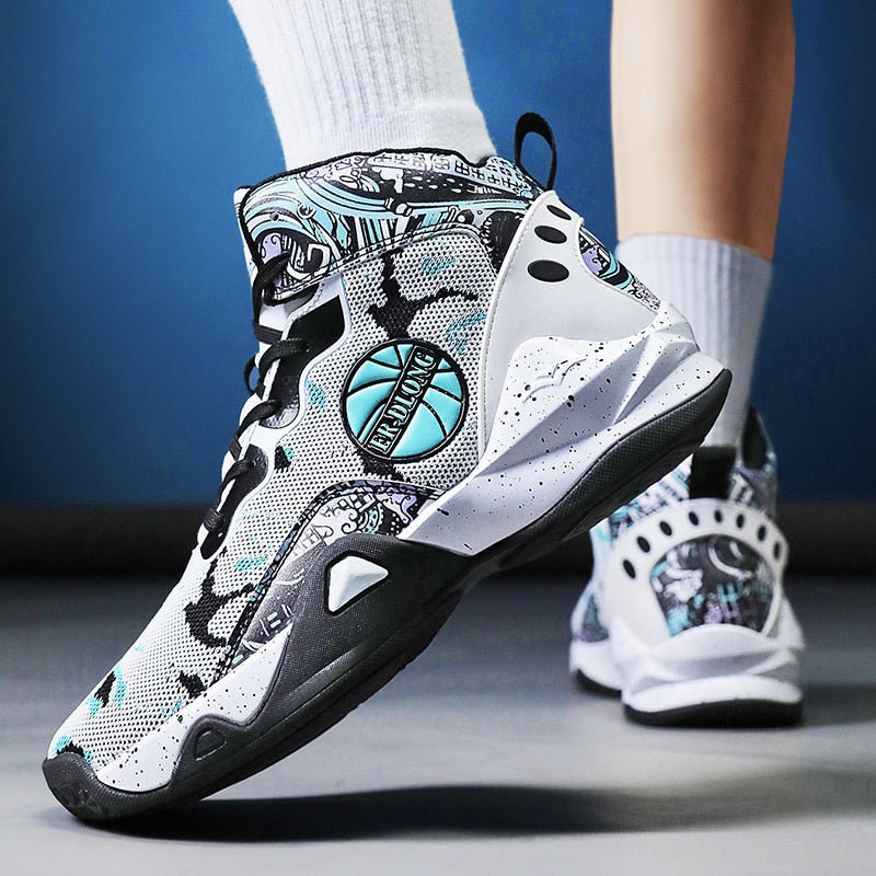 Unisex basketball shoes men's sports shoes women's breathable cushioning non-slip wear-resistant gym training sports Sneakers The Clothing Company Sydney