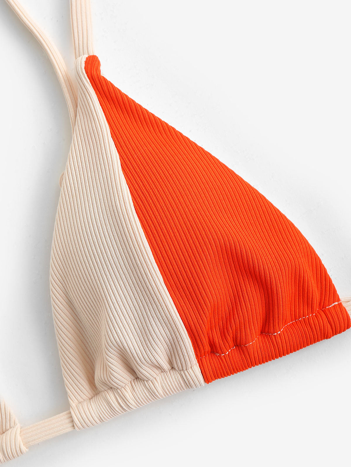 2 Piece Ribbed Swimsuit Two Tone Bikini Set Swimwear The Clothing Company Sydney