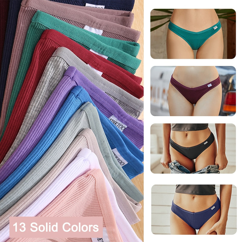 3 Pack Cotton V-Waist G-String Women Panties Comfort Underwear T-Back Thongs Intimates Lingerie Panties Set The Clothing Company Sydney