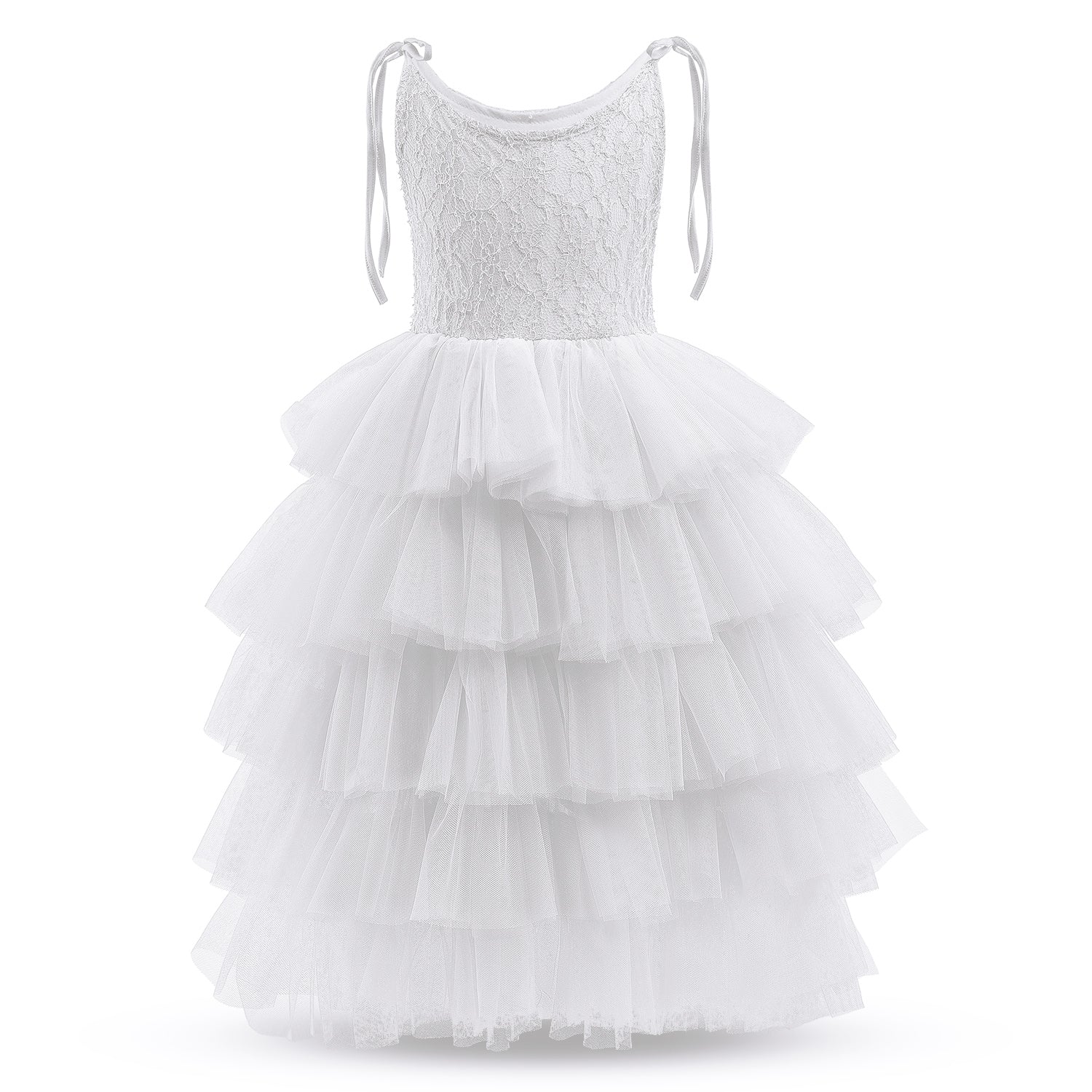 Summer Girls Casual Princess Children Beach Bathing Sleeveless Layered Birthday Party Cake Flower Tulle Costume The Clothing Company Sydney