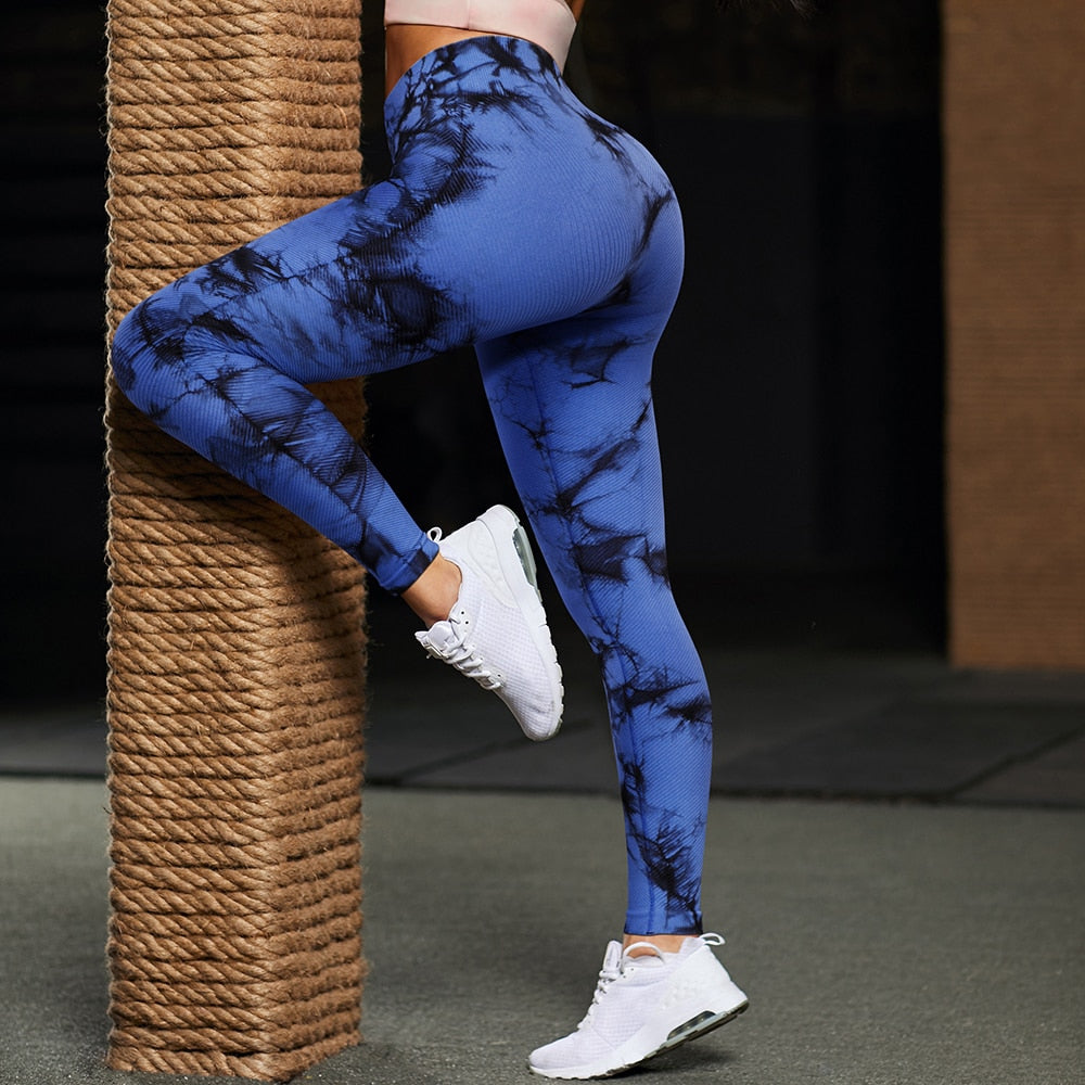 Tie Dye Fitness Legging Woman Push Up Workout Sport Leggings Scrunch Butt Outfit Gym Seamless Legging Pants The Clothing Company Sydney
