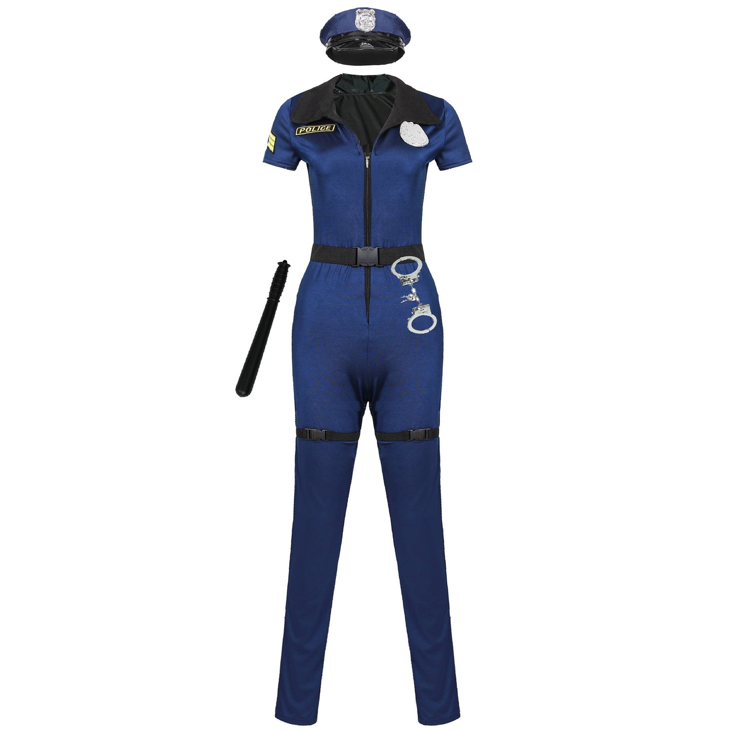 Women's Police Uniform Cop Halloween Policewomen Police Officer  Costume Uniform Cosplay Fancy Dress The Clothing Company Sydney