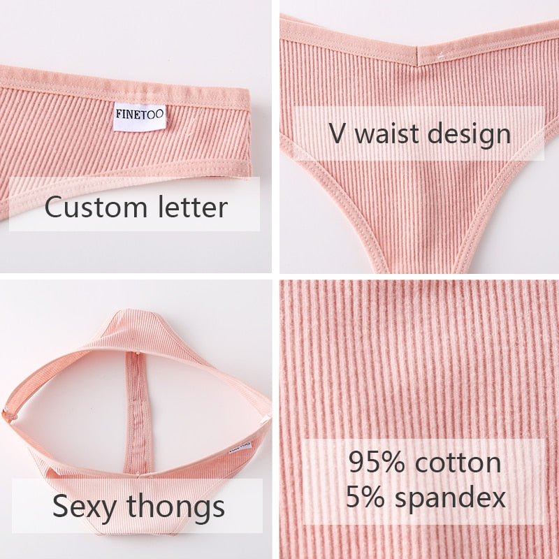 3 pack/Set Women's Cotton Mix Thongs Panties Low Waist G-String Briefs Ladies Brazilian Lingerie Girls Breathable Intimates The Clothing Company Sydney