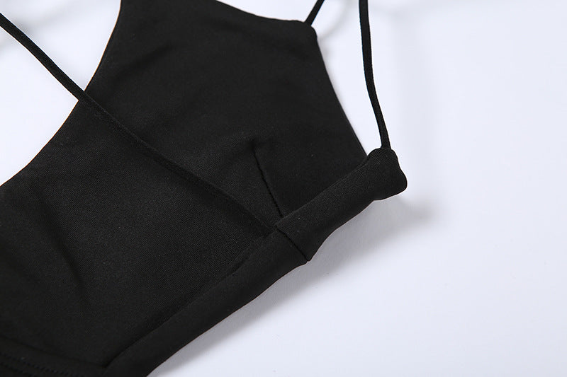 Hollow Out Backless Midi Sleeveless Summer Y2K White Beach Dresses Bodycon Party Club Spaghetti Strap Dress The Clothing Company Sydney