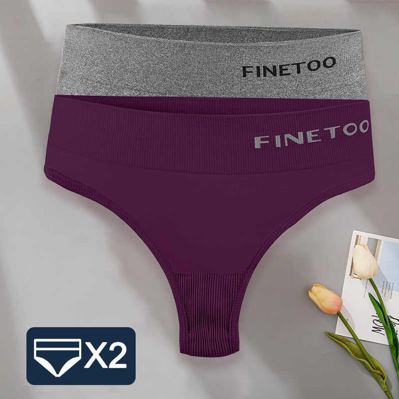 2 pack/Set Bodyshaper G-String Panties Women Slim Underwear Lingerie Thongs High Waist Underpants The Clothing Company Sydney
