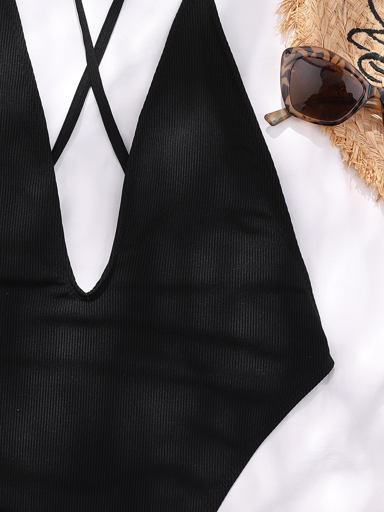 Monokini Swimwear Backless One Piece Thongs Swimsuit Solid Brazilian Beach Wear The Clothing Company Sydney