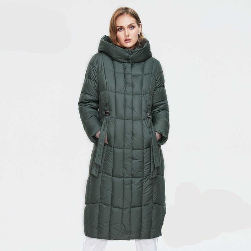 Winter Women's coat women long warm parka Plaid fashion thick Jacket hooded large sizes female Jacket The Clothing Company Sydney