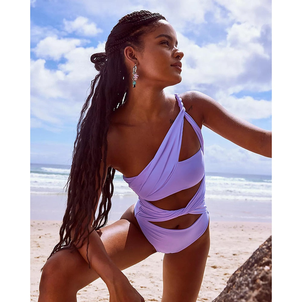 One Piece Swimsuit Swimwear Push Up Bathing Suit Hollow Out Monokini Swimsuit Solid Padded Swimming Suit The Clothing Company Sydney