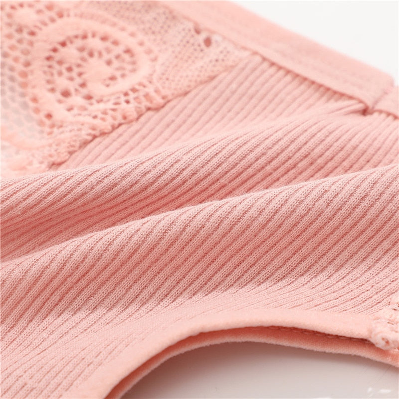 4 Pack set V-Waist Women Cotton G-string Lace Lingerie Panties Thongs Femme Underwear Underpant Intimates The Clothing Company Sydney