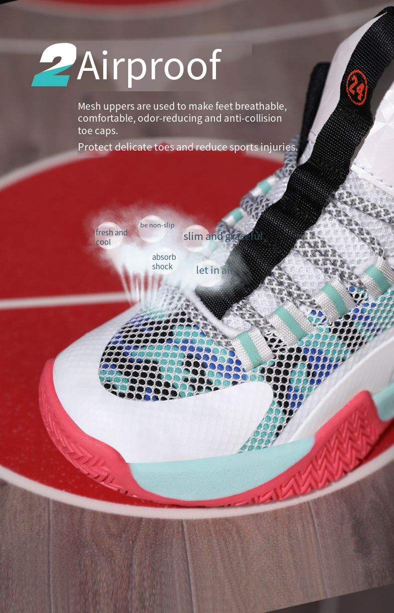 Kids Boys Basketball Shoes High Quality Top Non-Slip Kids Sneakers Girls Sneakers Outdoor Kids Tennis Shoes The Clothing Company Sydney