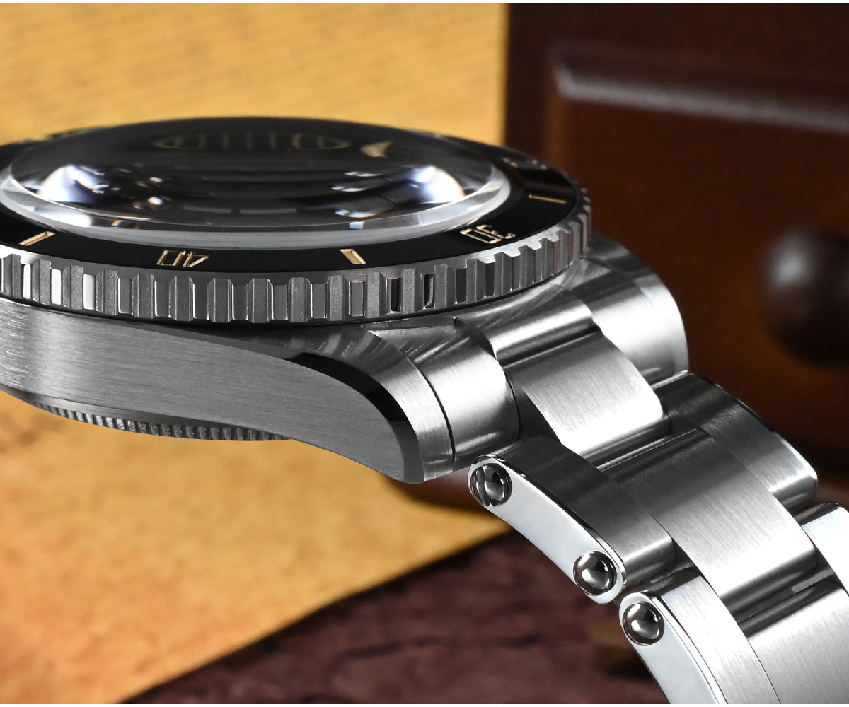 San Martin Men's 38mm Diver 6200 Retro Water Ghost Luxury Sapphire NH35 Automatic Mechanical Vintage 20Bar Luminous Watch Clothing Company Sydney