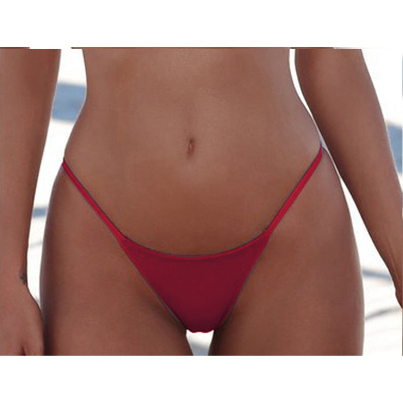 2 Piece Micro String Bikini Set Women G-string Swimsuits Bathers Bathing Suit Swim Push Up Swimwear Brazilian Swimwear The Clothing Company Sydney