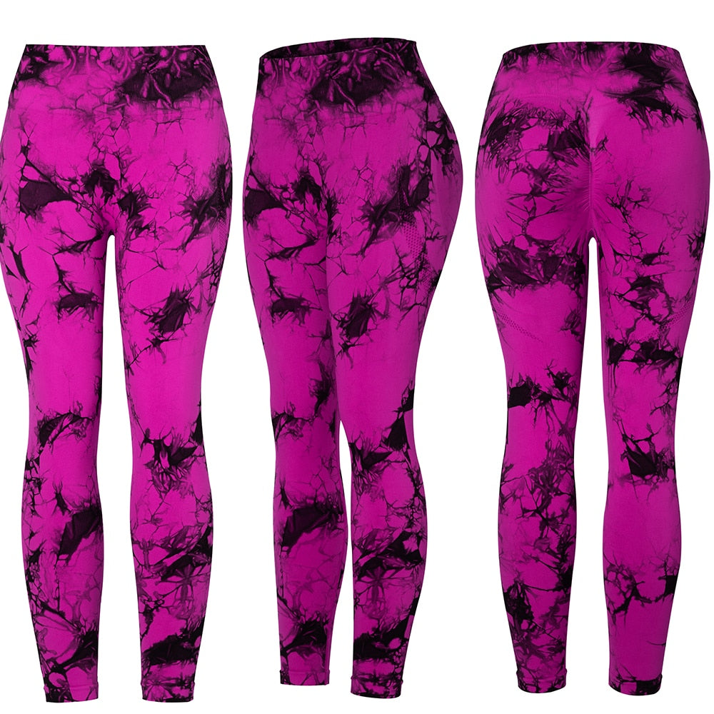 Tie Dye Fitness Legging Woman Push Up Workout Sport Leggings Scrunch Butt Outfit Gym Seamless Legging Pants The Clothing Company Sydney