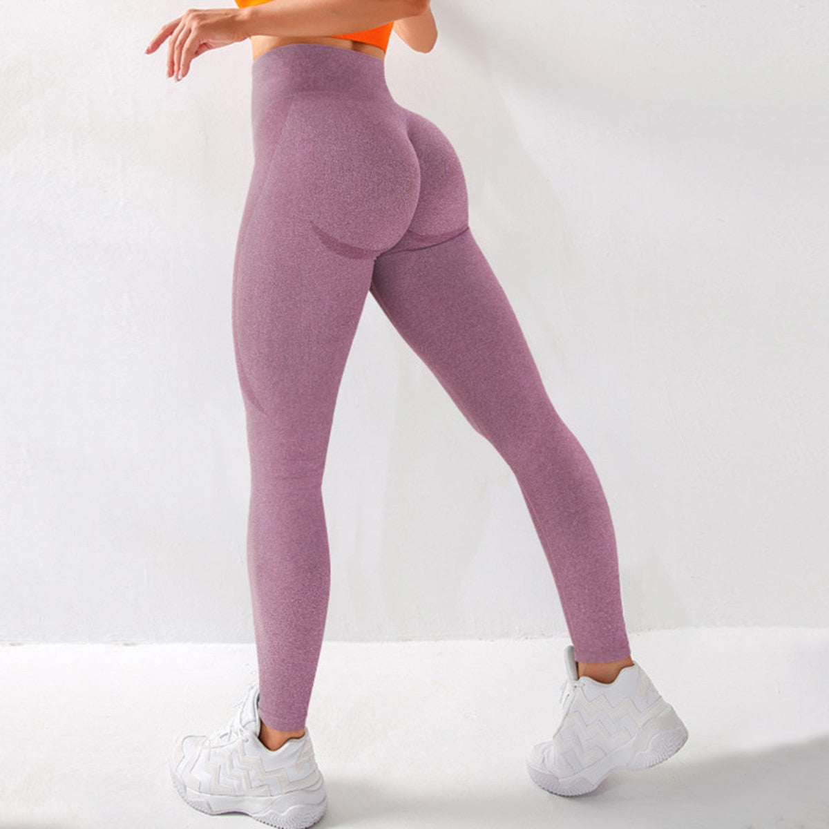 Seamless Leggings Solid Scrunch Butt Lifting Booty High Waisted Sportwear Gym Tights Push Up Women Leggings For Fitness The Clothing Company Sydney