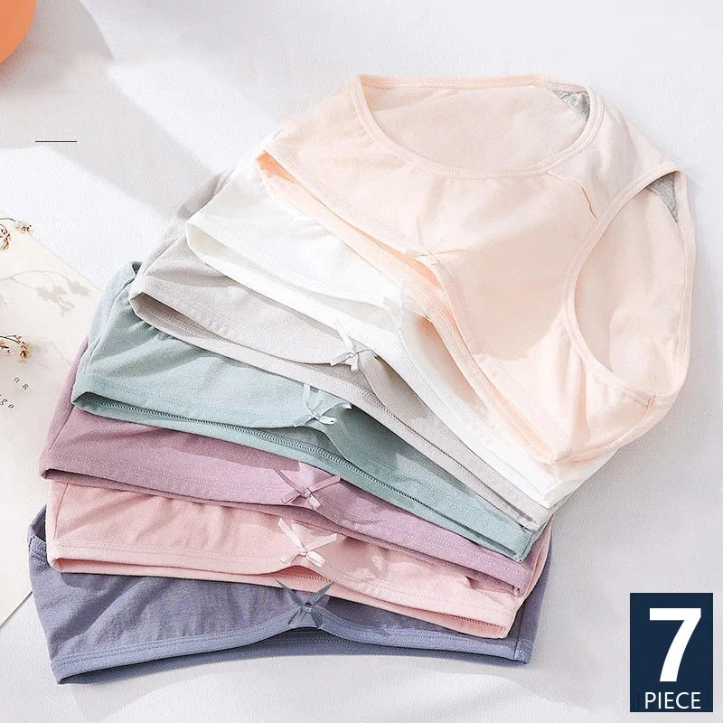 7Pcs/5Pcs Women Panties Comfort Cotton Mix Breathable Underwear Seamless Ladies Low Waist Lingeries Cute Girls Briefs The Clothing Company Sydney