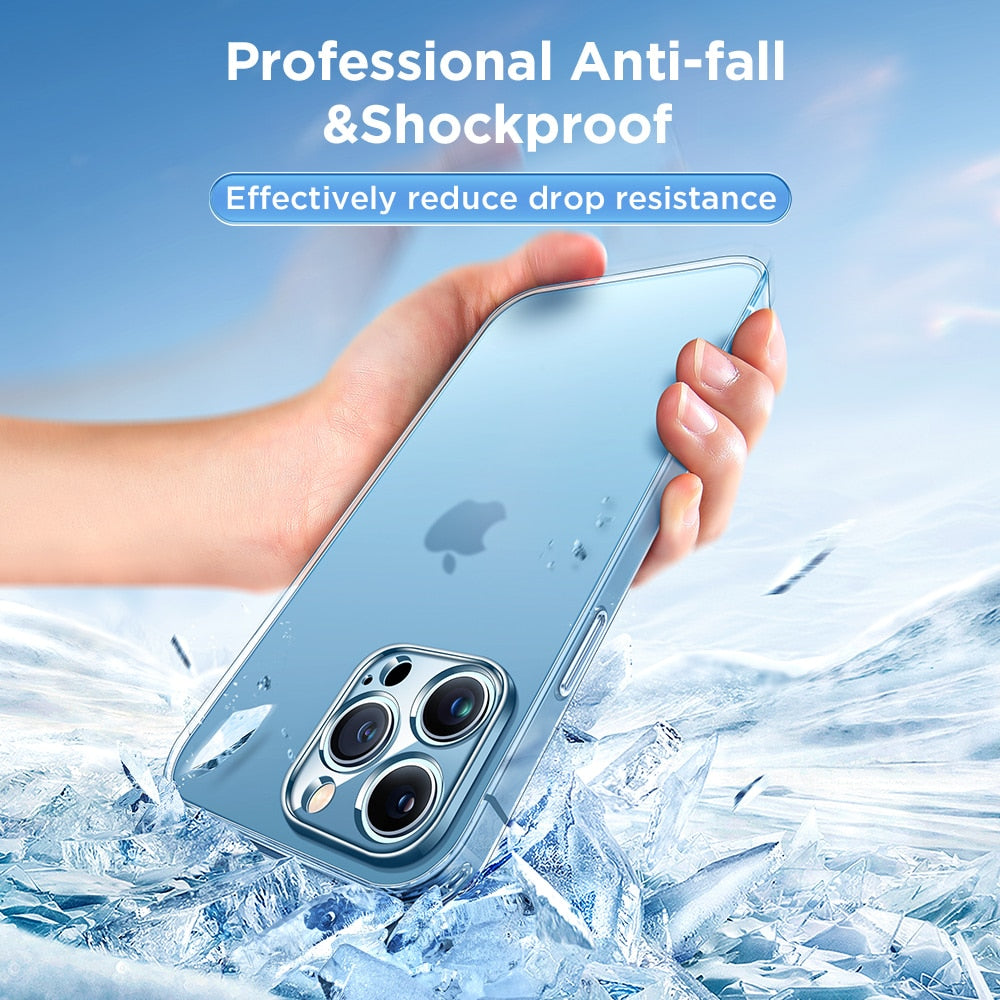 Matte Case For iPhone 13 12 Pro Max Ultra Thin Shockproof Cover For iPhone 13 Pro Case Hard Glass Back with Lens Glass The Clothing Company Sydney
