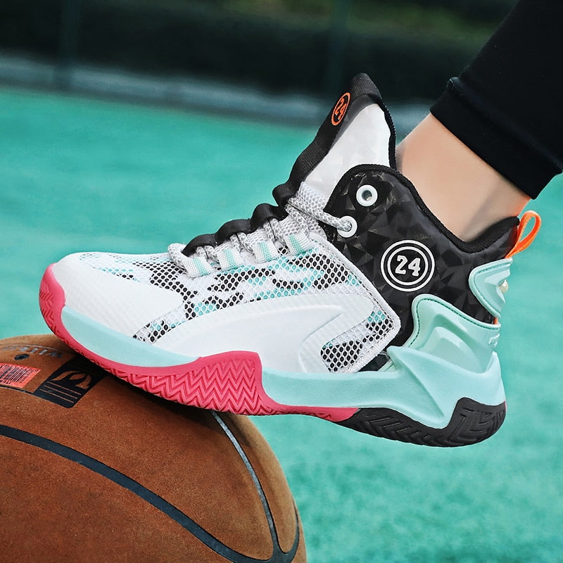 Kids Boys Basketball Shoes High Quality Top Non-Slip Kids Sneakers Girls Sneakers Outdoor Kids Tennis Shoes The Clothing Company Sydney