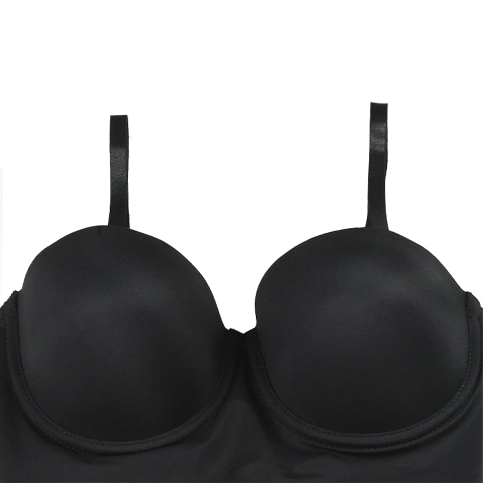 Full Length Shapewear Slips Straight Tube Dress Body Shaper Women Skinny Under Dresses Underwire Cup Black Shapewear The Clothing Company Sydney