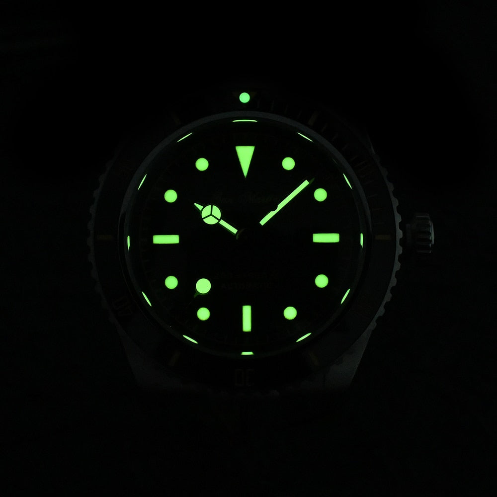 San Martin Men's 38mm Diver 6200 Retro Water Ghost Luxury Sapphire NH35 Automatic Mechanical Vintage 20Bar Luminous Watch Clothing Company Sydney