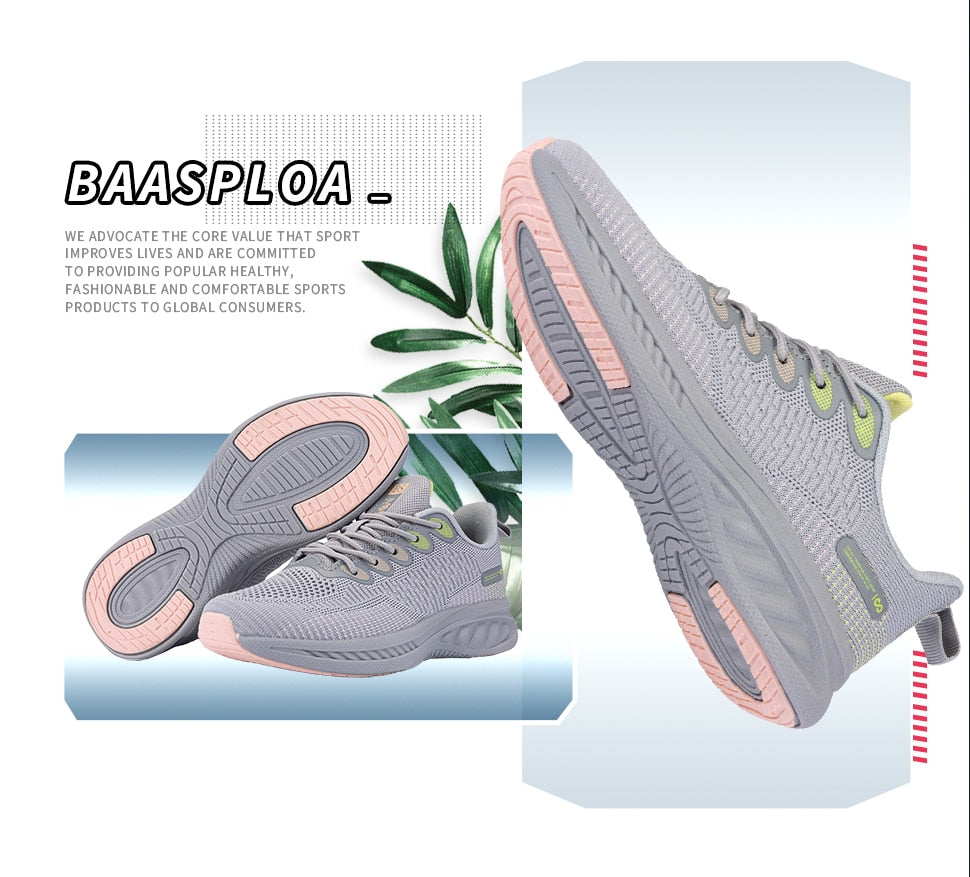 Women's Fashion Sneaker Light Knit Running Shoes Yoga Gym Tennis Sneaker Comfortable Walking Shoes The Clothing Company Sydney