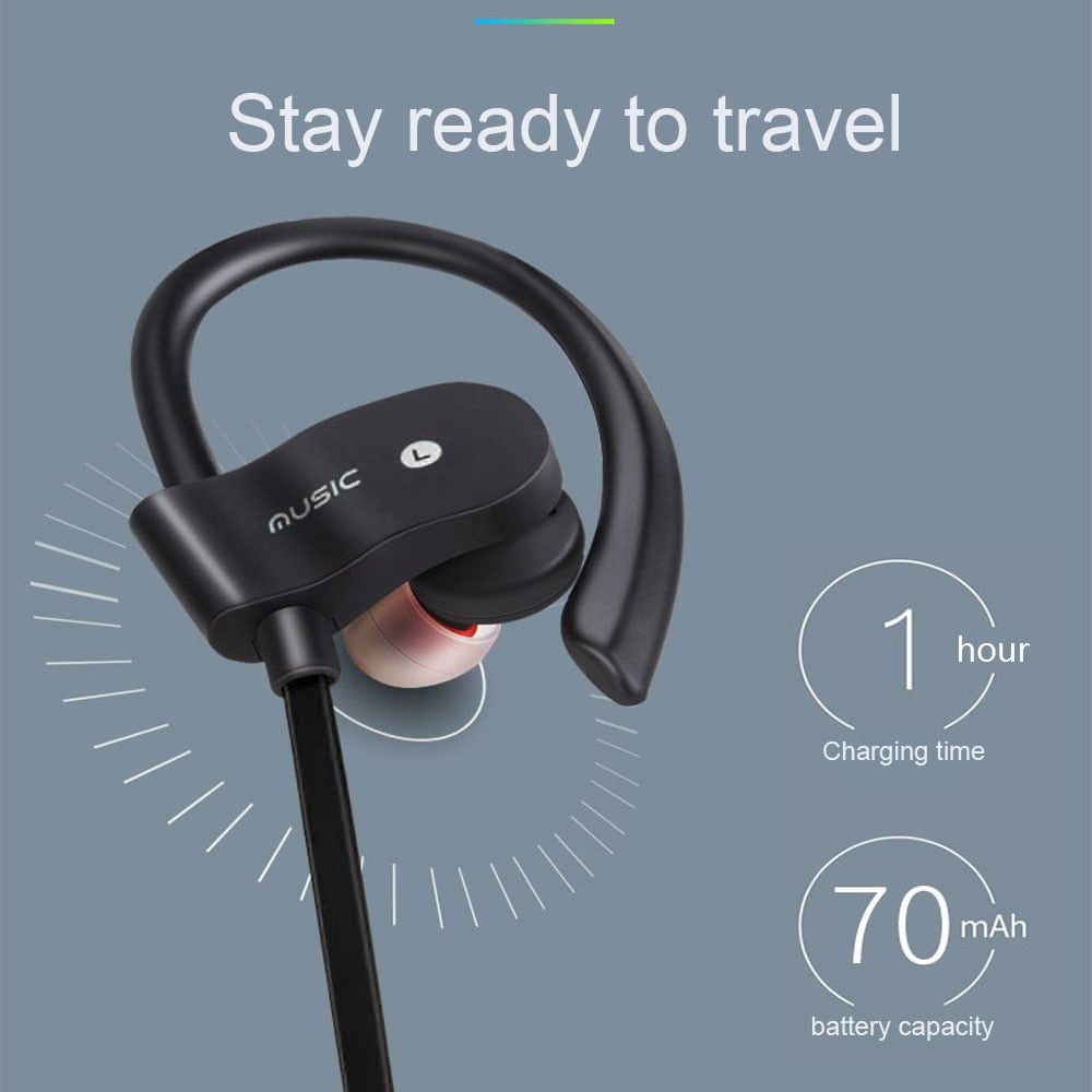 Sports Wireless 5.0 Bluetooth Headset Running Stereo Music Mini Dual-in Earplugs Universal Earphones Headphones The Clothing Company Sydney
