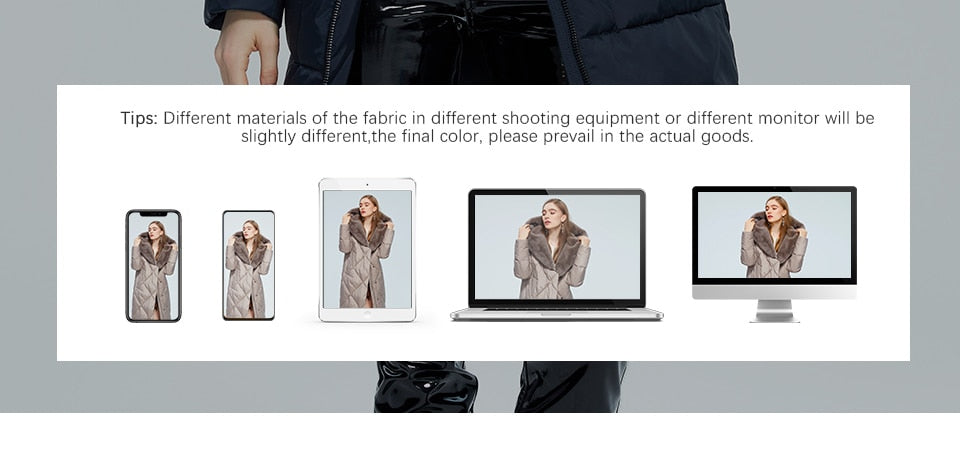 Winter Jacket Women's Stand Collar Hooded Cold Protection Windproof Lady Coat Big Pocket Mid-Length Parka The Clothing Company Sydney