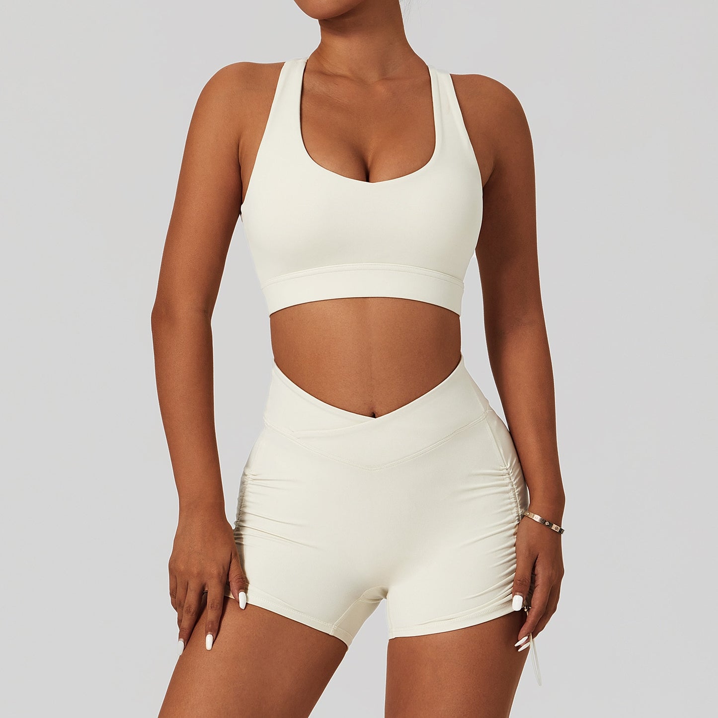 2 Piece Women's Yoga Set Workout Shirts Sport Pants Bra Gym Suits Fitness Shorts Crop Top High Waist Running Leggings Sports Sets The Clothing Company Sydney