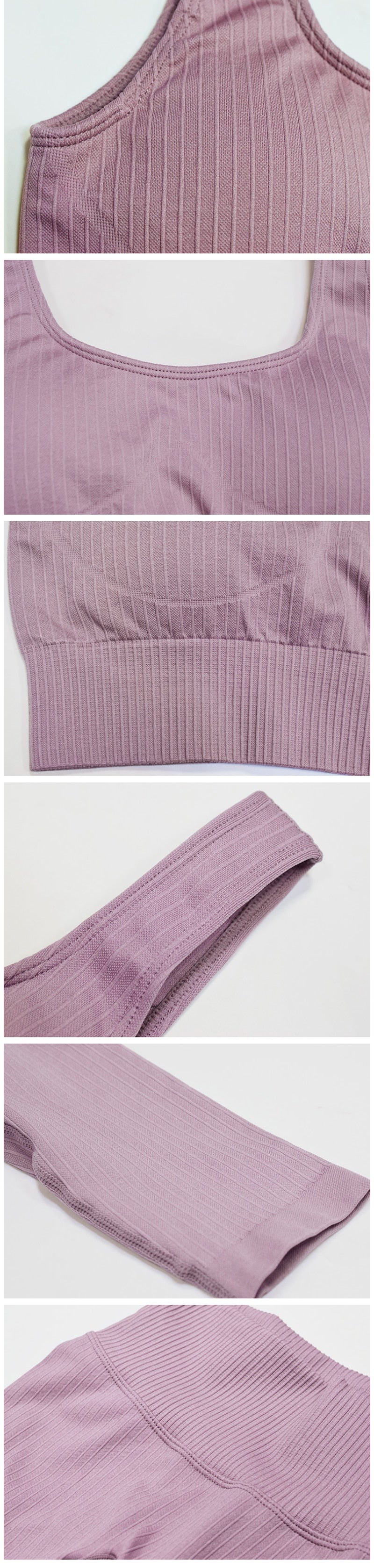 2 Pieces Seamless Fitness Yoga Suit Gym Push Up Clothes Workout Sport Set Padded Sports Bra High Waist Legging Sportswear The Clothing Company Sydney