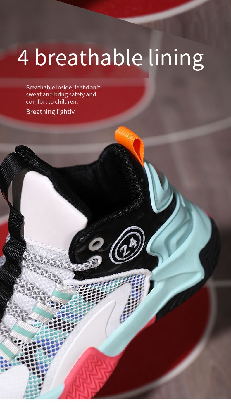 Kids Boys Basketball Shoes High Quality Top Non-Slip Kids Sneakers Girls Sneakers Outdoor Kids Tennis Shoes The Clothing Company Sydney