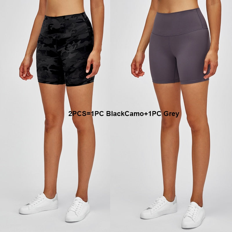 1/2 Pack High Waisted Workout Shorts Super Stretchy Athletic Shorts Soft Women Fitness Yoga Biker Shorts The Clothing Company Sydney