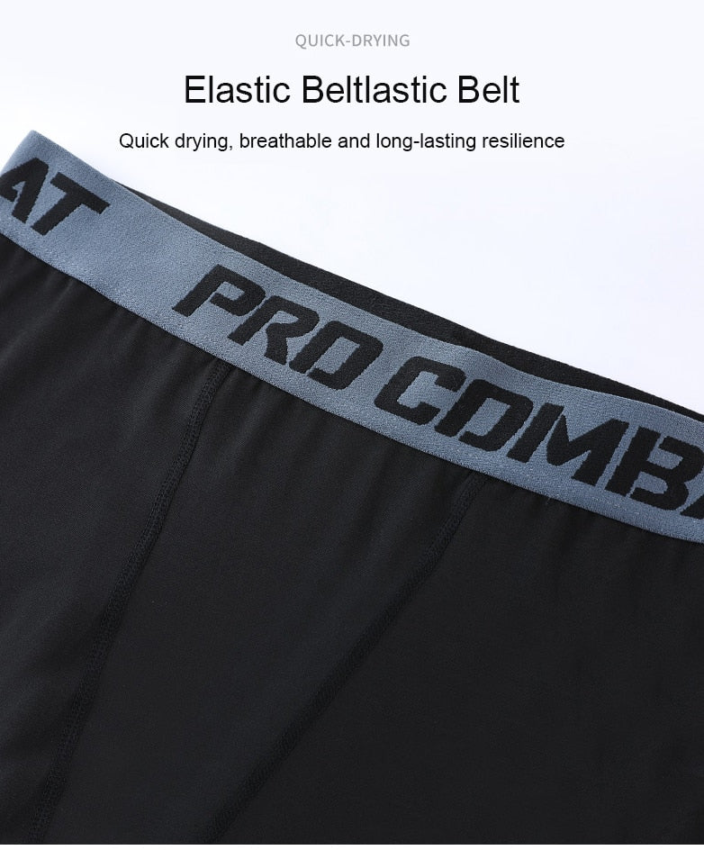 4 Piece/Set Men's Basketball Tracksuit Gym Fitness Compression Sports Suit Running Jogging Sport Wear Exercise Workout Tights Shorts The Clothing Company Sydney