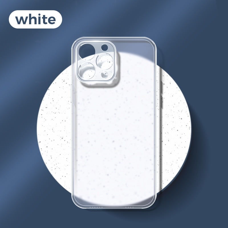 Matte Case For iPhone 13 12 Pro Max Ultra Thin Shockproof Cover For iPhone 13 Pro Case Hard Glass Back with Lens Glass The Clothing Company Sydney