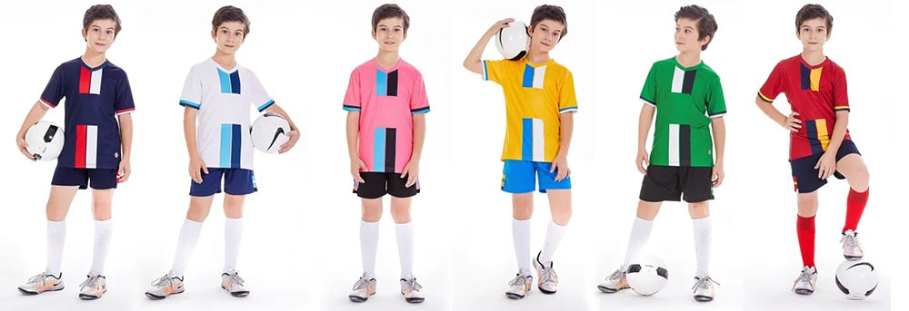 Children Boys Girls Football Jerseys set Mens boys Sportswear Training Uniform Football Jersey Suits  Team Uniforms Sets The Clothing Company Sydney