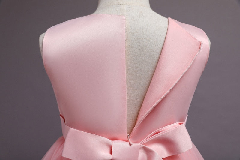 White Lace Bridesmaid Dress Kids Dresses For Girls Children Princess Evening Dress Girl Party Wedding Dress Costume The Clothing Company Sydney