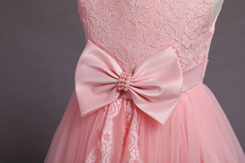 White Lace Bridesmaid Dress Kids Dresses For Girls Children Princess Evening Dress Girl Party Wedding Dress Costume The Clothing Company Sydney