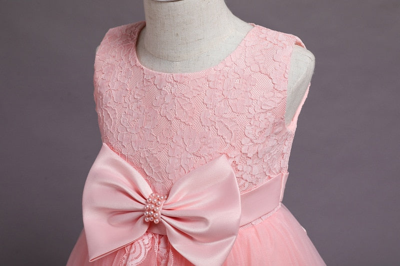 White Lace Bridesmaid Dress Kids Dresses For Girls Children Princess Evening Dress Girl Party Wedding Dress Costume The Clothing Company Sydney