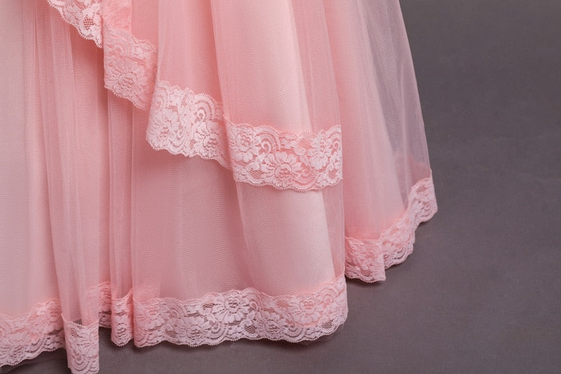 White Lace Bridesmaid Dress Kids Dresses For Girls Children Princess Evening Dress Girl Party Wedding Dress Costume The Clothing Company Sydney