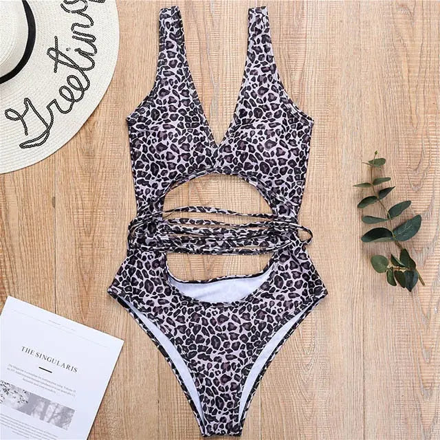 Wrap Around Swimwear One Piece Swimsuit Monokini High cut Bather Bathing Suit Clothing Company Sydney