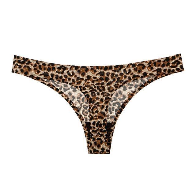 1 Pc Thong Leopard T-back Soft G-string Seamless Underwear Panties The Clothing Company Sydney