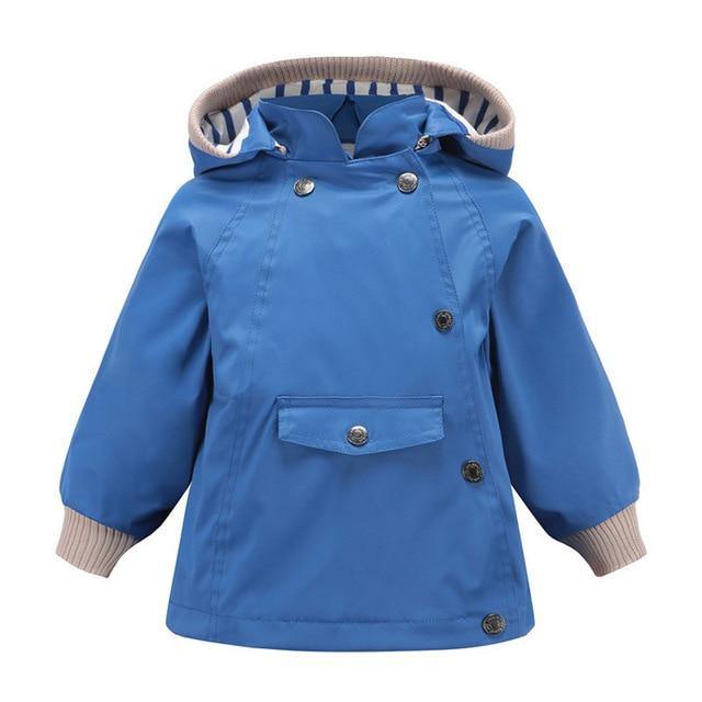Boys Girls Waterproof Hooded With Pocket Cotton Lined Windbreaker Rain Children Kids Jackets The Clothing Company Sydney