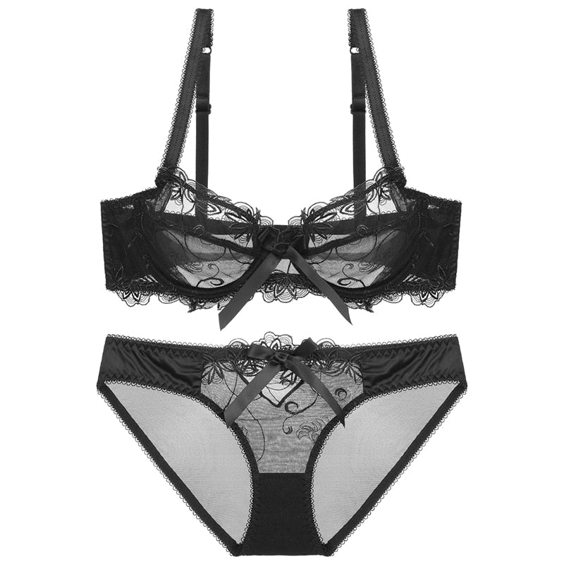 Slim Lace Lingerie Ladies Underwire Floral Large Size Bra Sets The Clothing Company Sydney