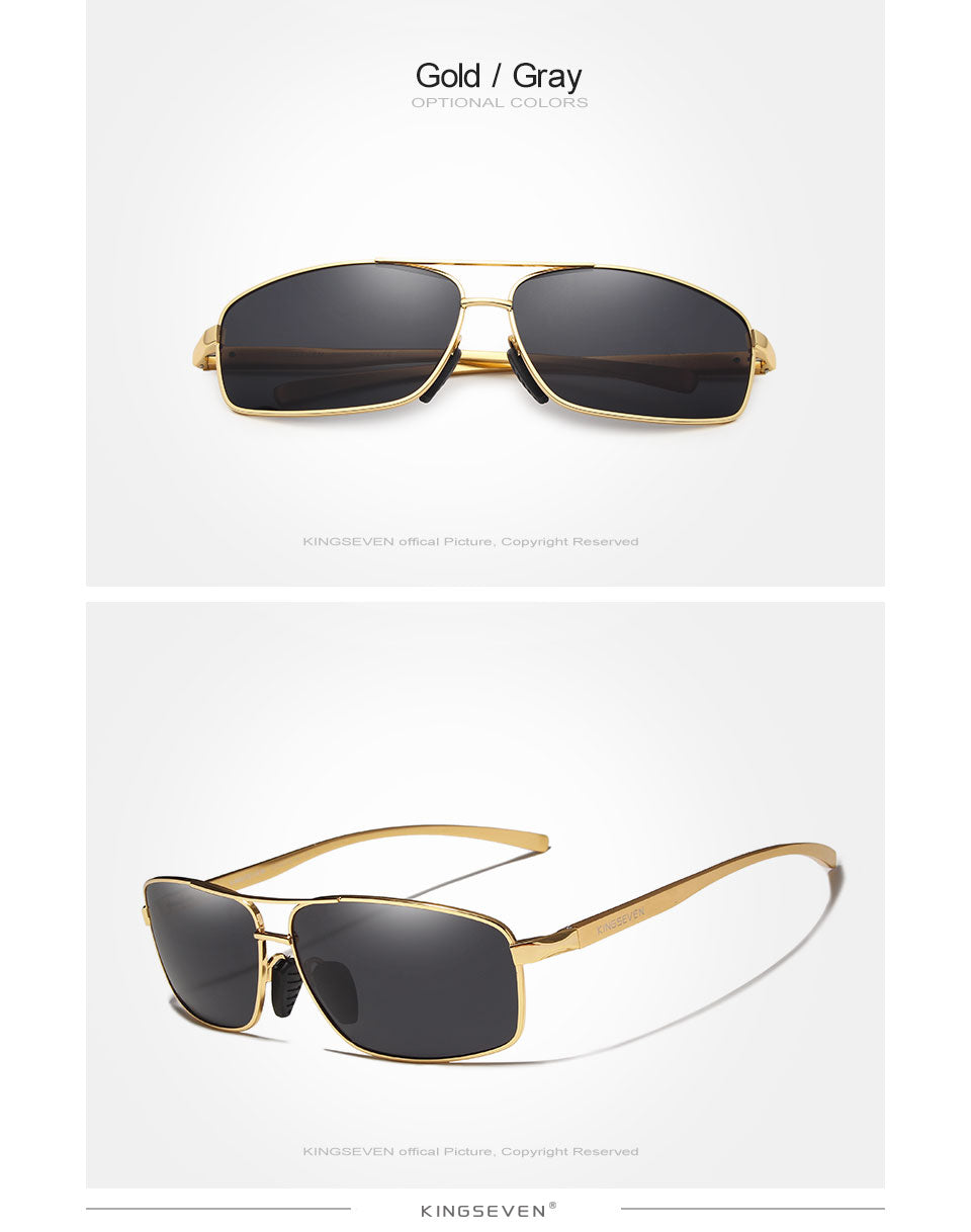 Vintage Retro Brand Designer Polarized Sunglasses Square Classic Men's Shades Sun glasses with UV 400 The Clothing Company Sydney