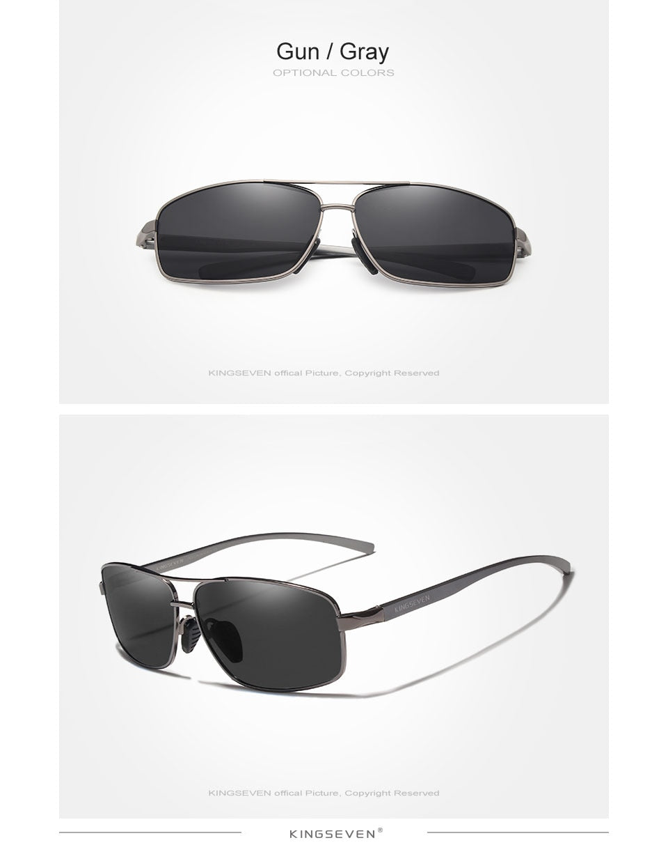 Vintage Retro Brand Designer Polarized Sunglasses Square Classic Men's Shades Sun glasses with UV 400 The Clothing Company Sydney