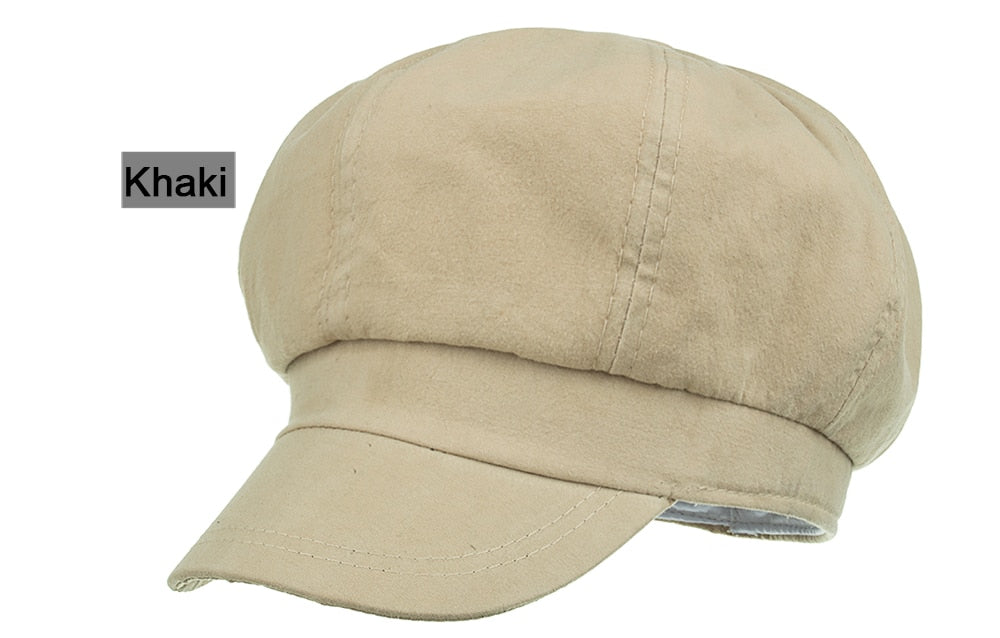 Women's Solid color Beret Bonnet Caps Winter Warm Hat Cap The Clothing Company Sydney
