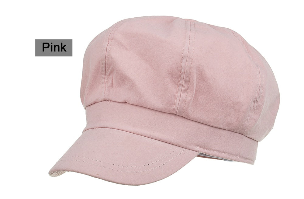 Women's Solid color Beret Bonnet Caps Winter Warm Hat Cap The Clothing Company Sydney