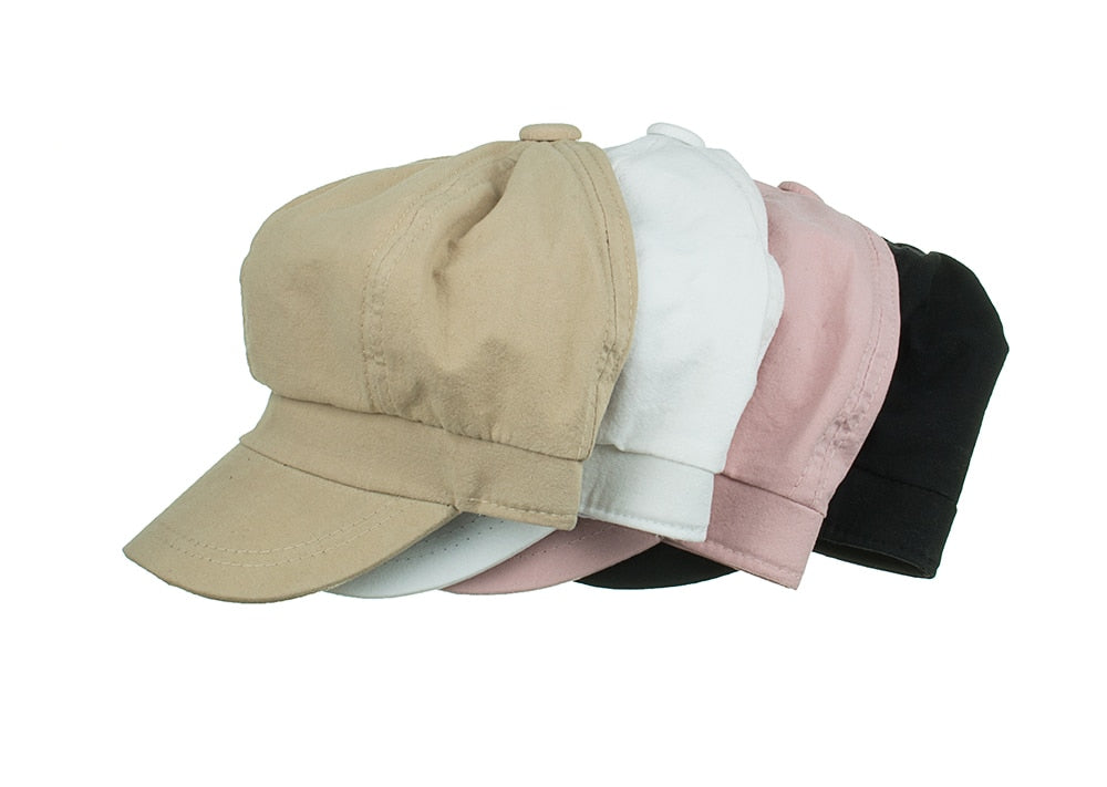 Women's Solid color Beret Bonnet Caps Winter Warm Hat Cap The Clothing Company Sydney