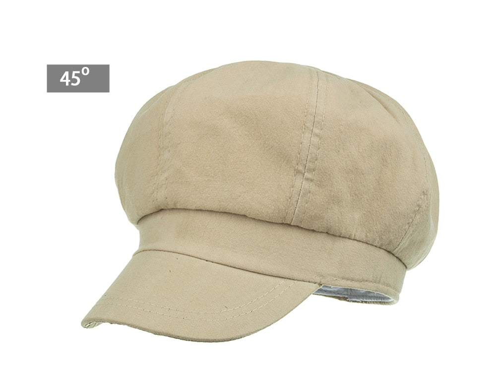 Women's Solid color Beret Bonnet Caps Winter Warm Hat Cap The Clothing Company Sydney